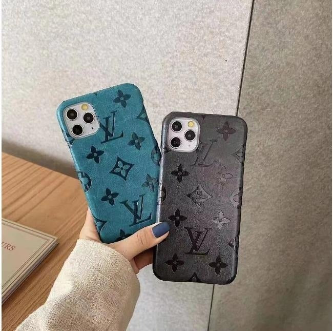 Colorful Raised Monogram Phone Case