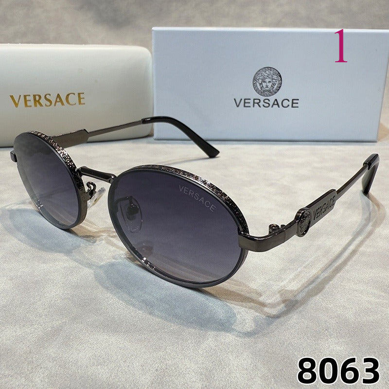 Gafas de sol aviador ovaladas con monturas metálicas finas