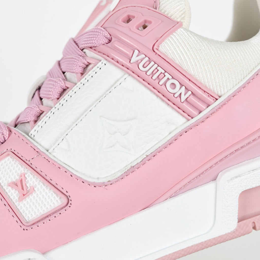 Zapatillas bajas rosas y blancas