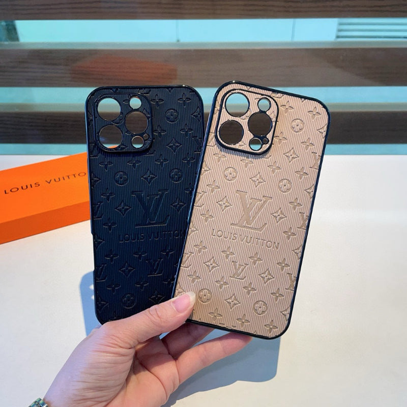 Embossed Monogram Phone Case