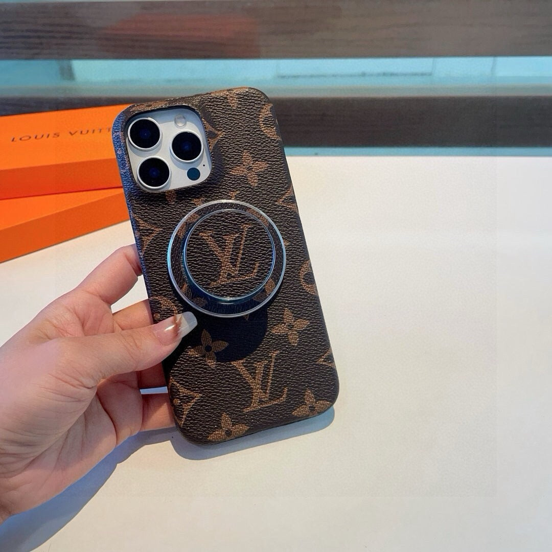 Monogram Phone Case with Round Grip