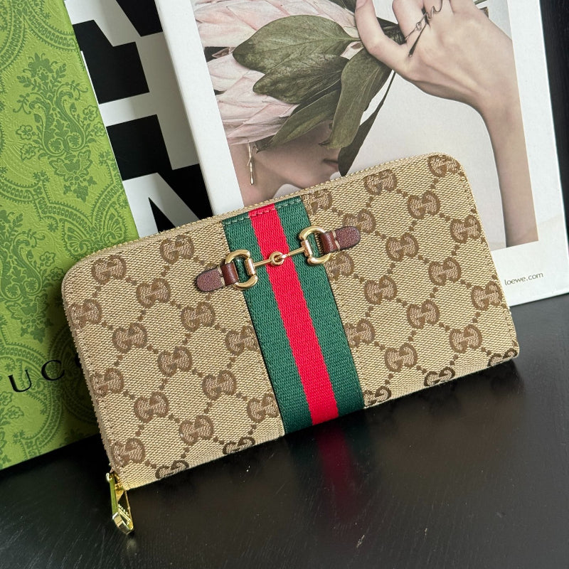Cartera larga Monogram Stripe 010