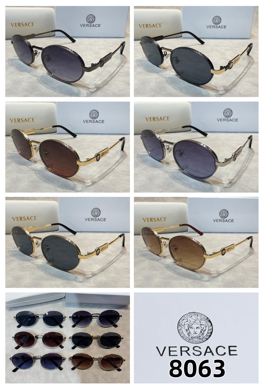 Gafas de sol aviador ovaladas con monturas metálicas finas