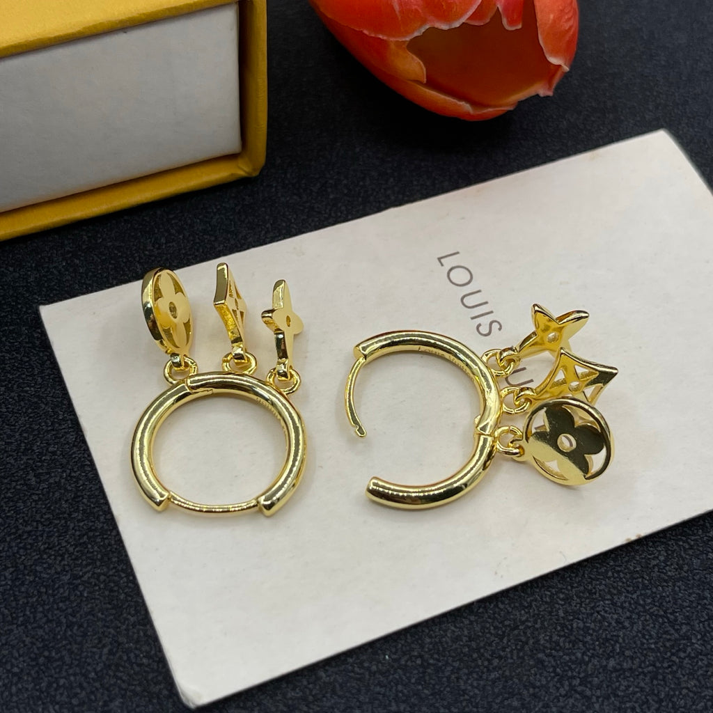 Brincos de argola elegantes e sofisticados