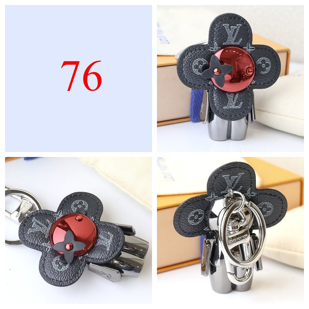 Porta-chaves com flores e letras – opções de estilo