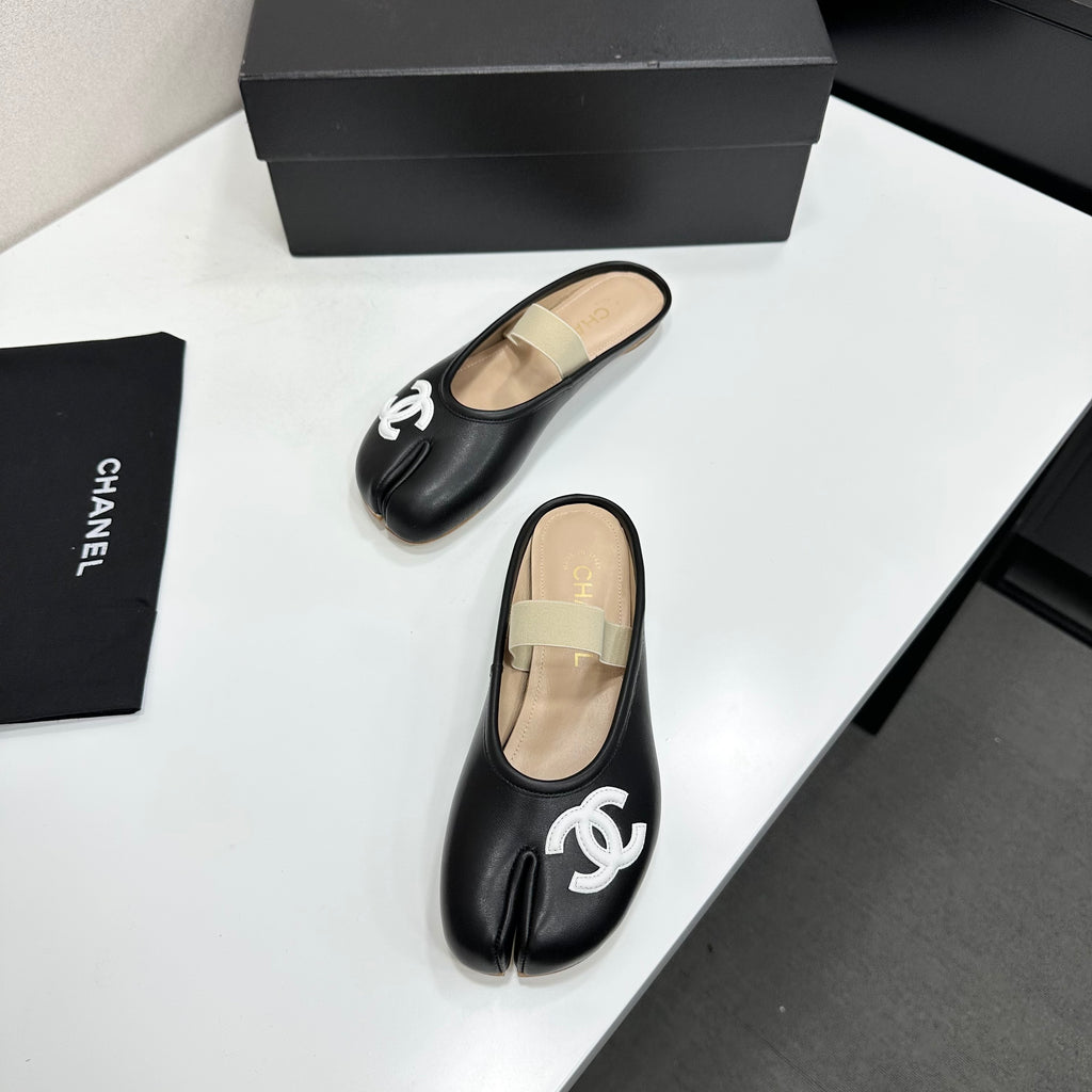 Bow Detail Slip-On Mules