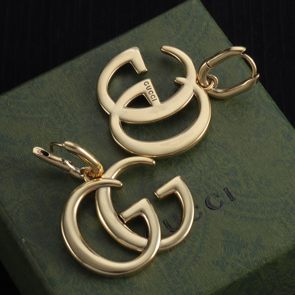 Pendientes de gota Interlocking G extragrandes
