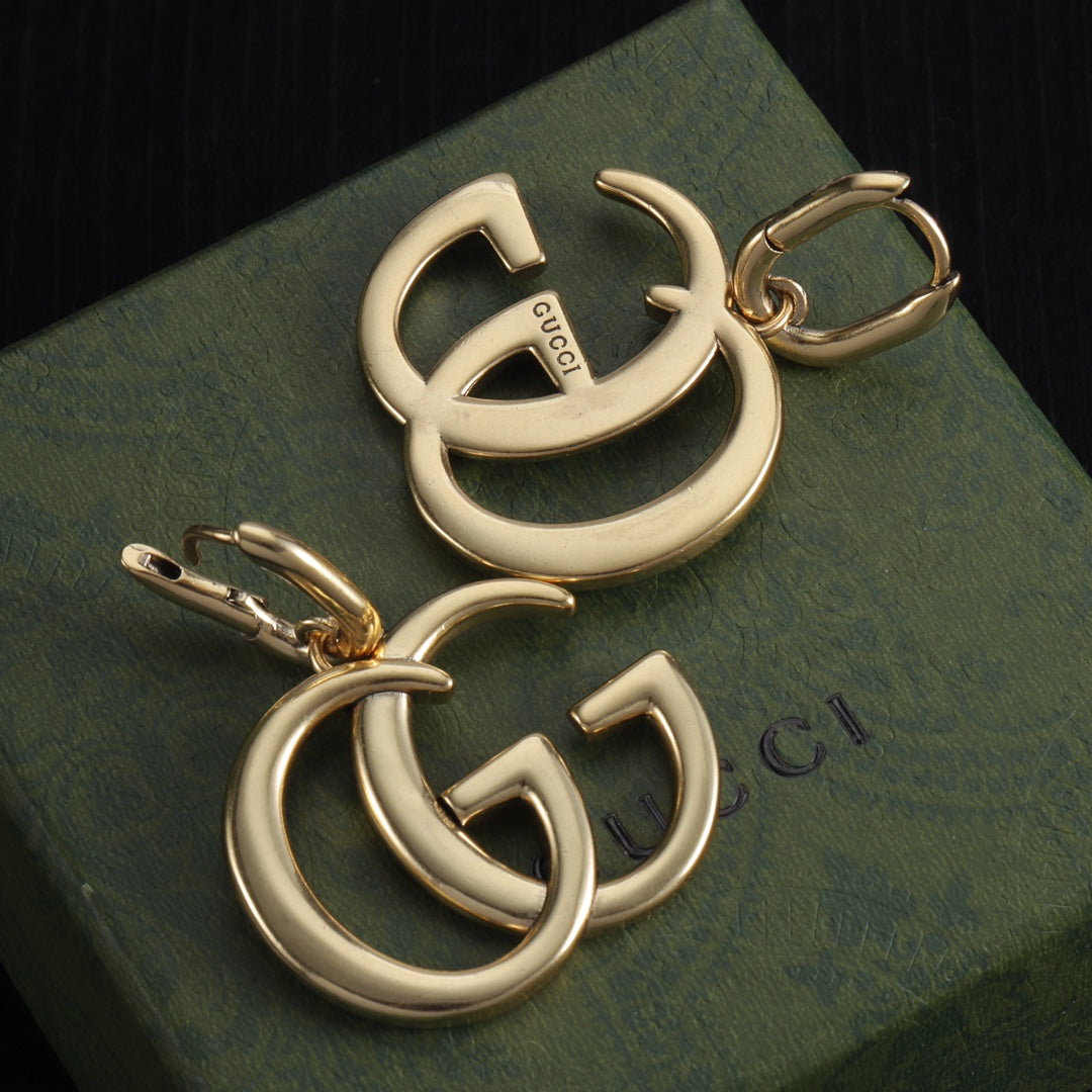 Pendientes de gota Interlocking G extragrandes