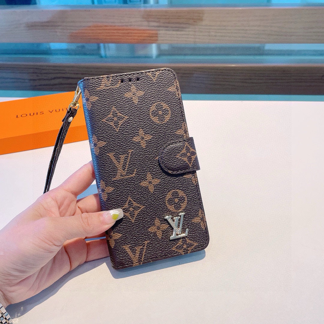 Monogram Folio Phone Case with Wrist Strap