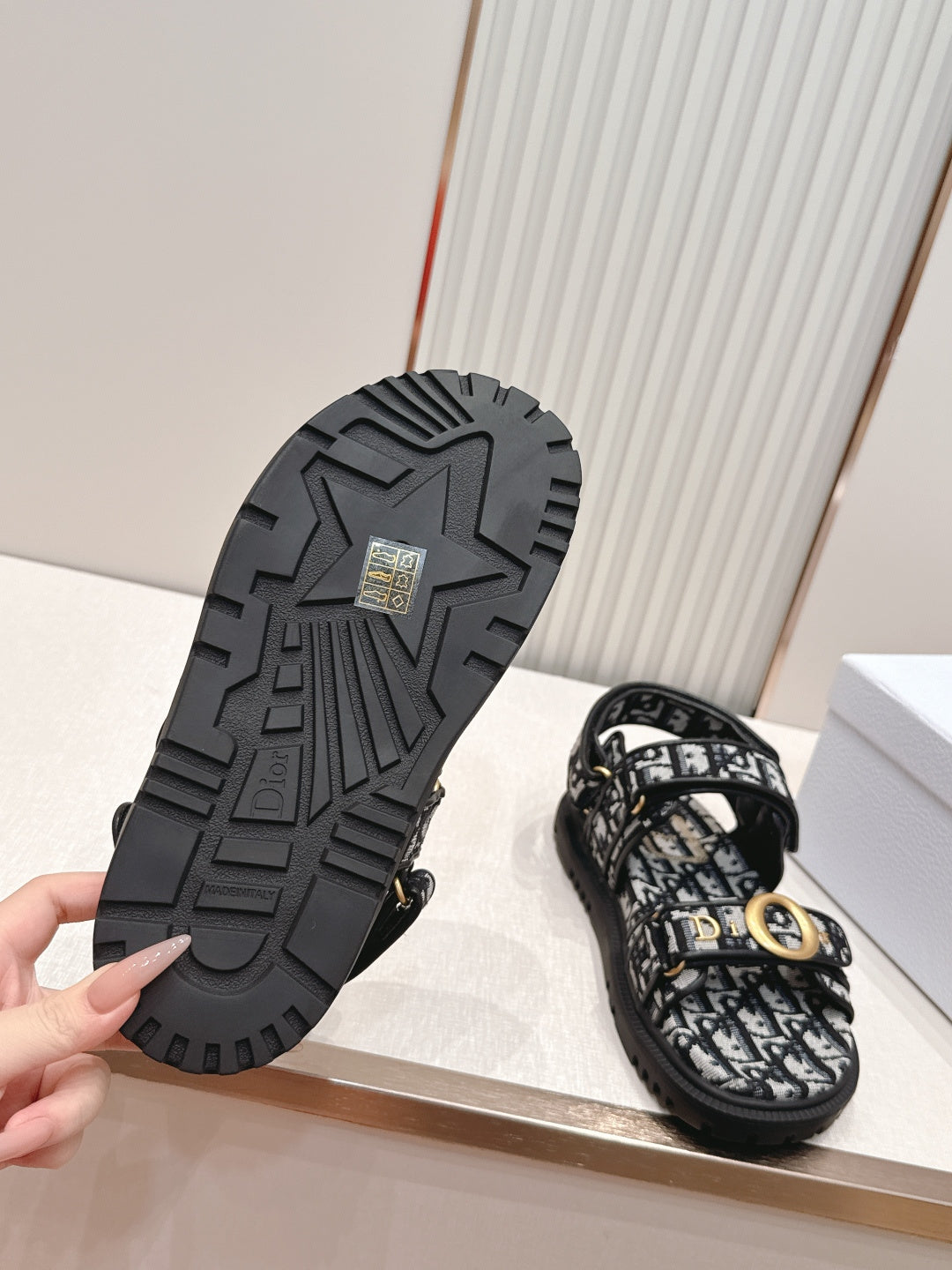 Double-Strap Platform Sandals with Ankle Strap