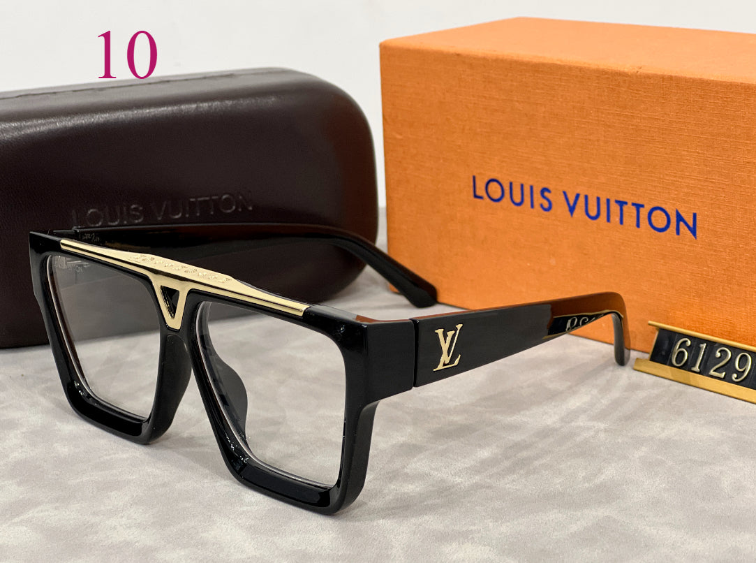 Bold Square Sunglasses with Metal Bridge Accent