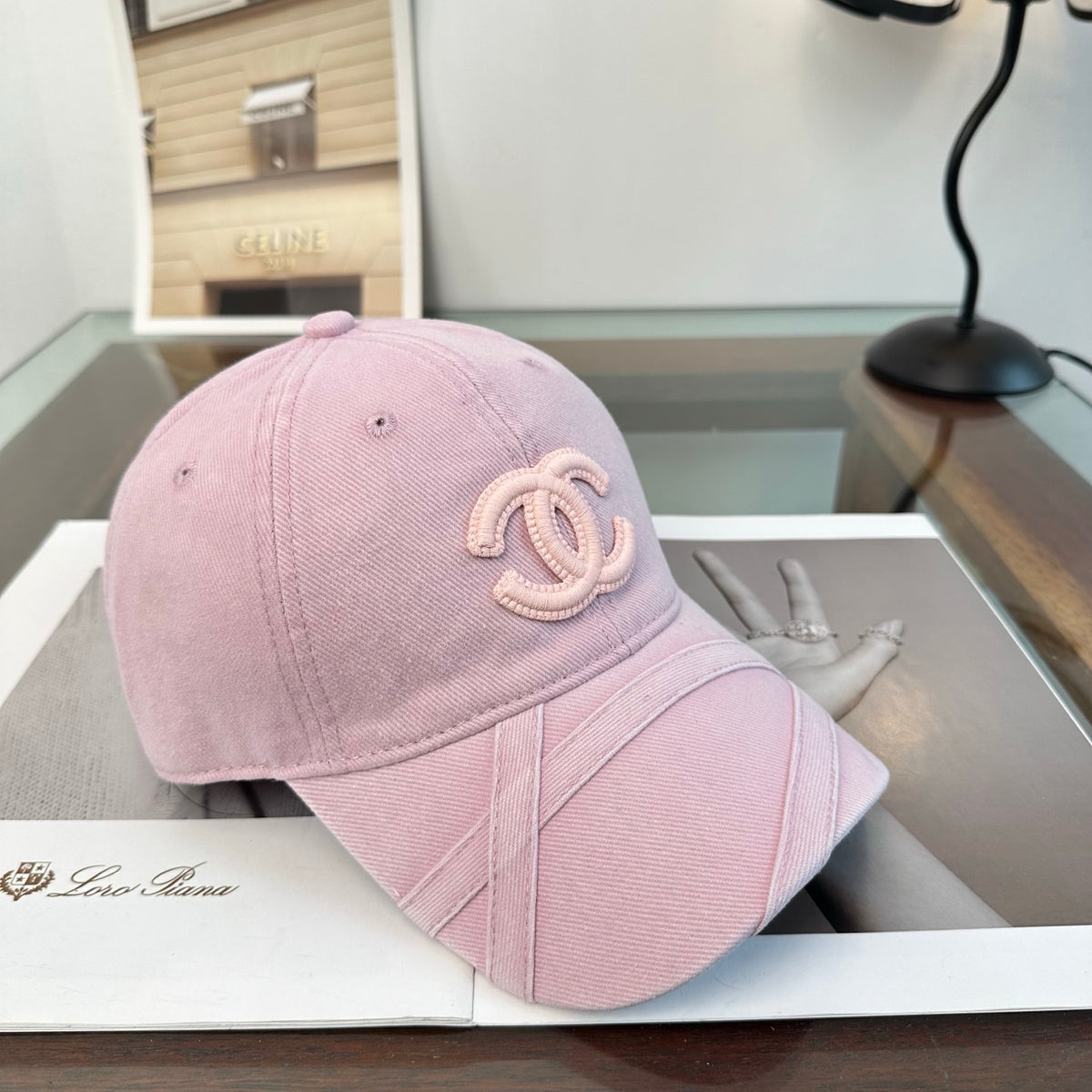 Raised Emblem Baseball Cap