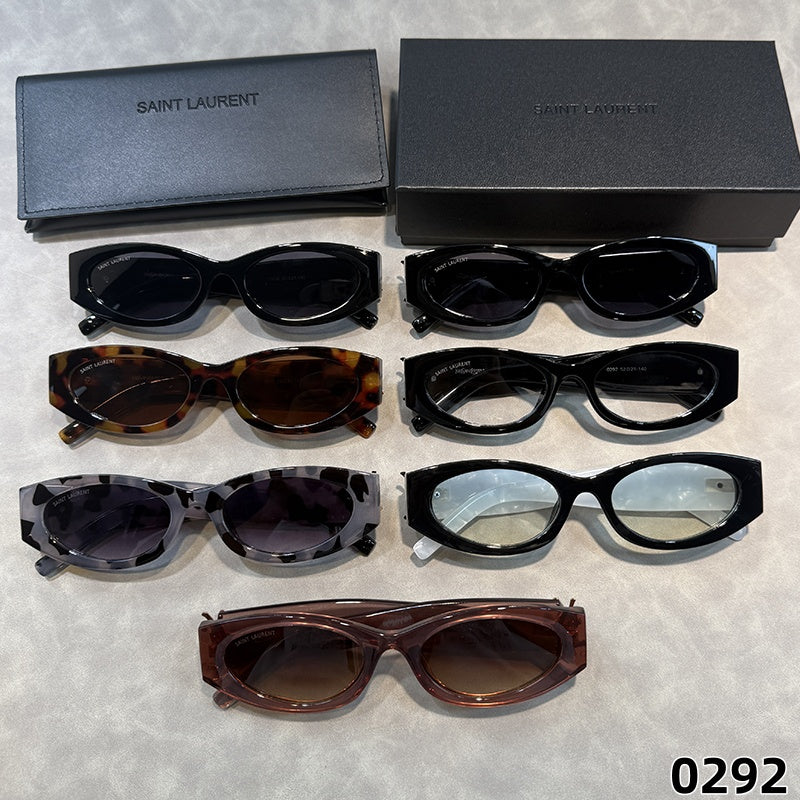 Gafas estrechas esculpidas - Opciones de lentes transparentes y tintadas