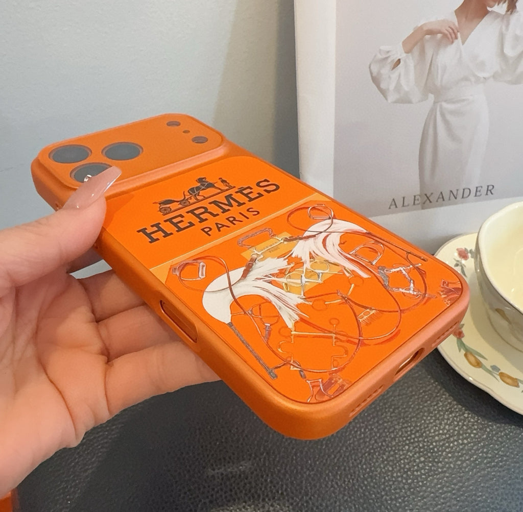 Funda para teléfono con estampado de arnés ecuestre