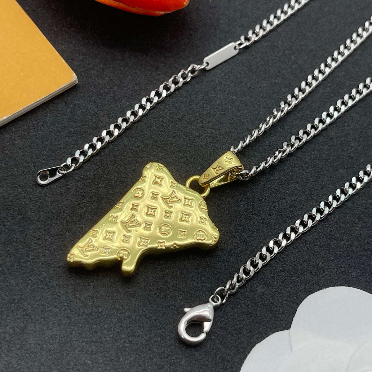 Ice Cream Cone Pendant Necklace