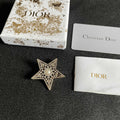Star Brooch with Stone Accents