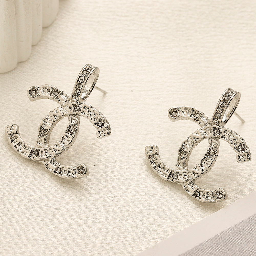 Alloy Pearl-Effect Interlocking-C Earrings, Bracelet & Necklace Collection