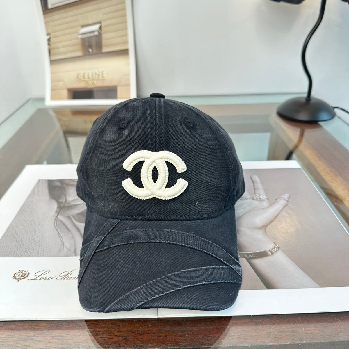 Raised Emblem Baseball Cap