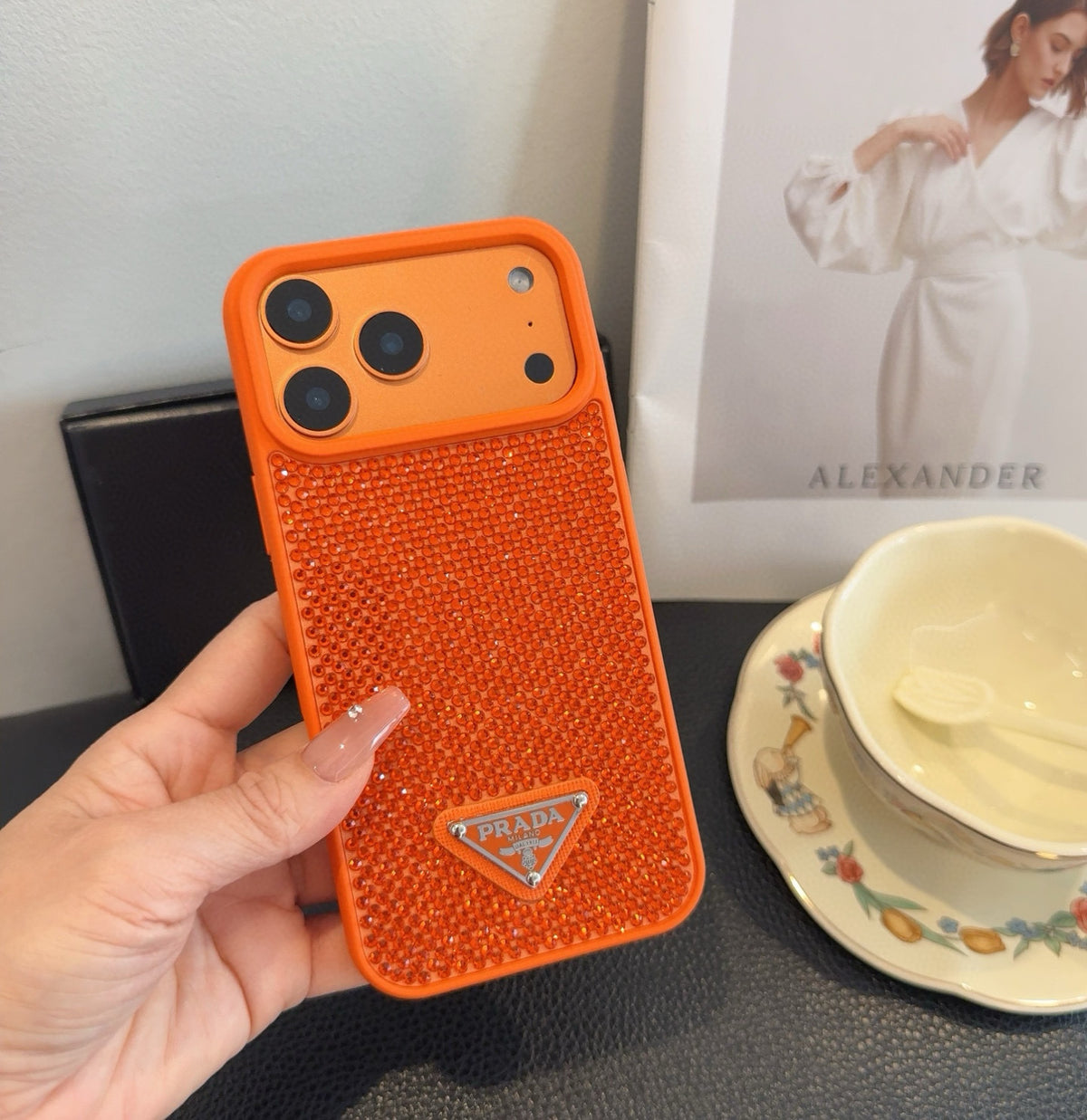 Textured Triangle Emblem Phone Case