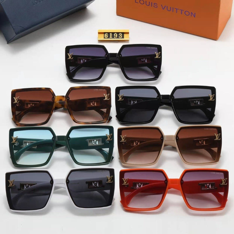 Gafas de sol cuadradas extragrandes con parte superior plana