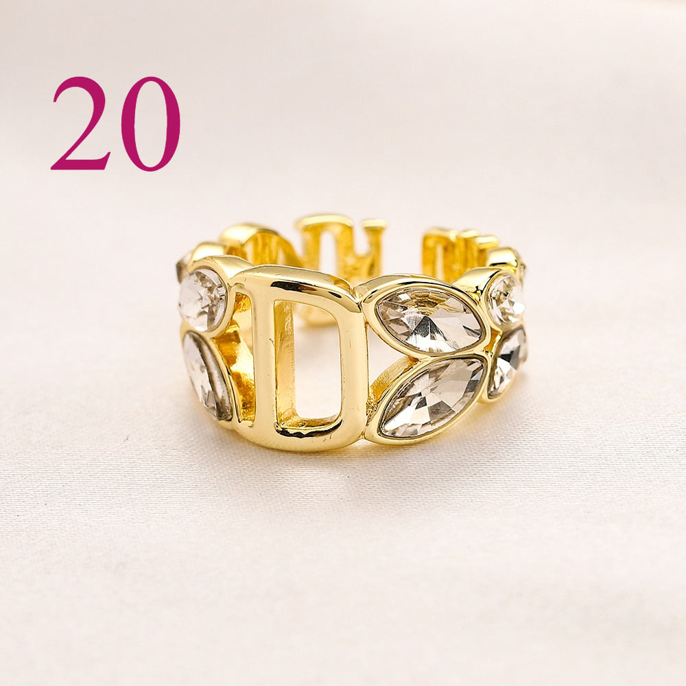 Open Adjustable Ring - Motif Style Options