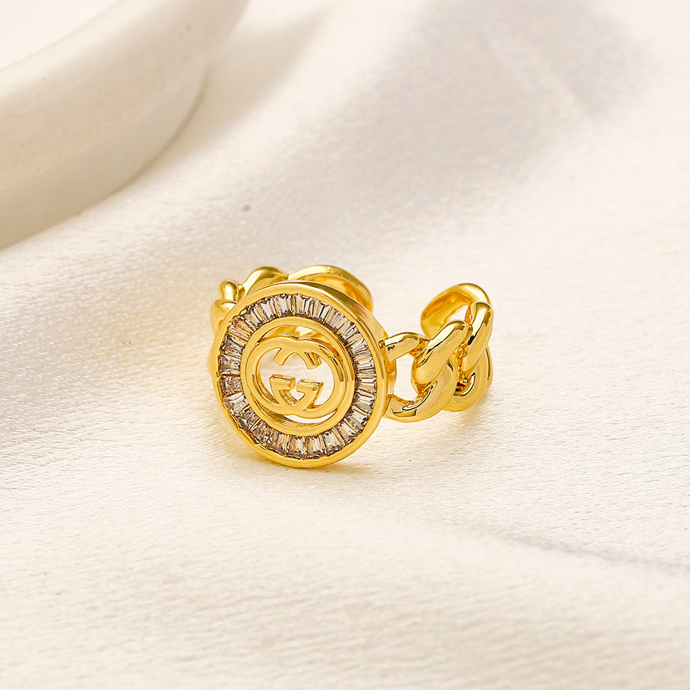Round Emblem Ring - Motif Options