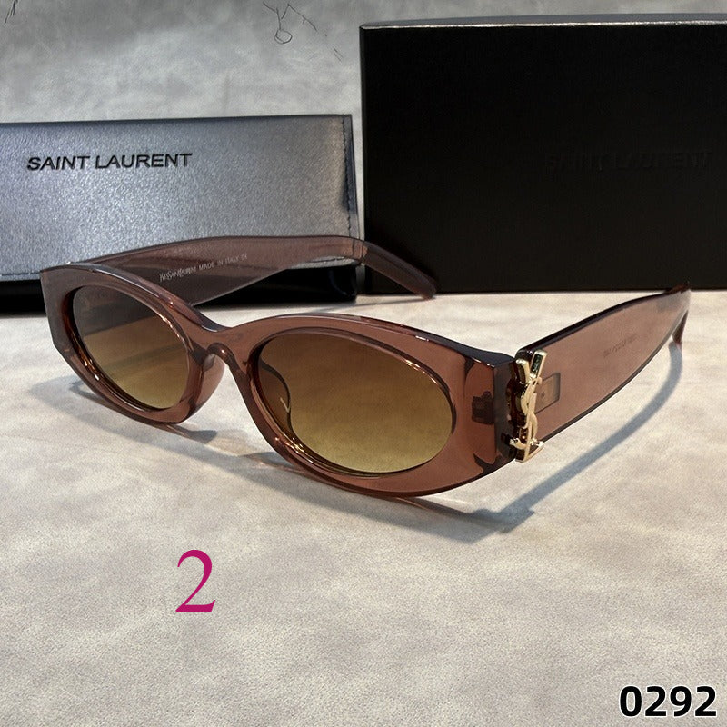 Gafas estrechas esculpidas - Opciones de lentes transparentes y tintadas