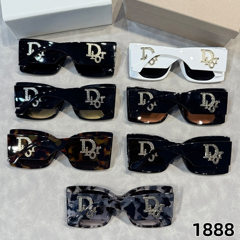 Gafas de sol oversize de estilo cat-eye con monturas gruesas