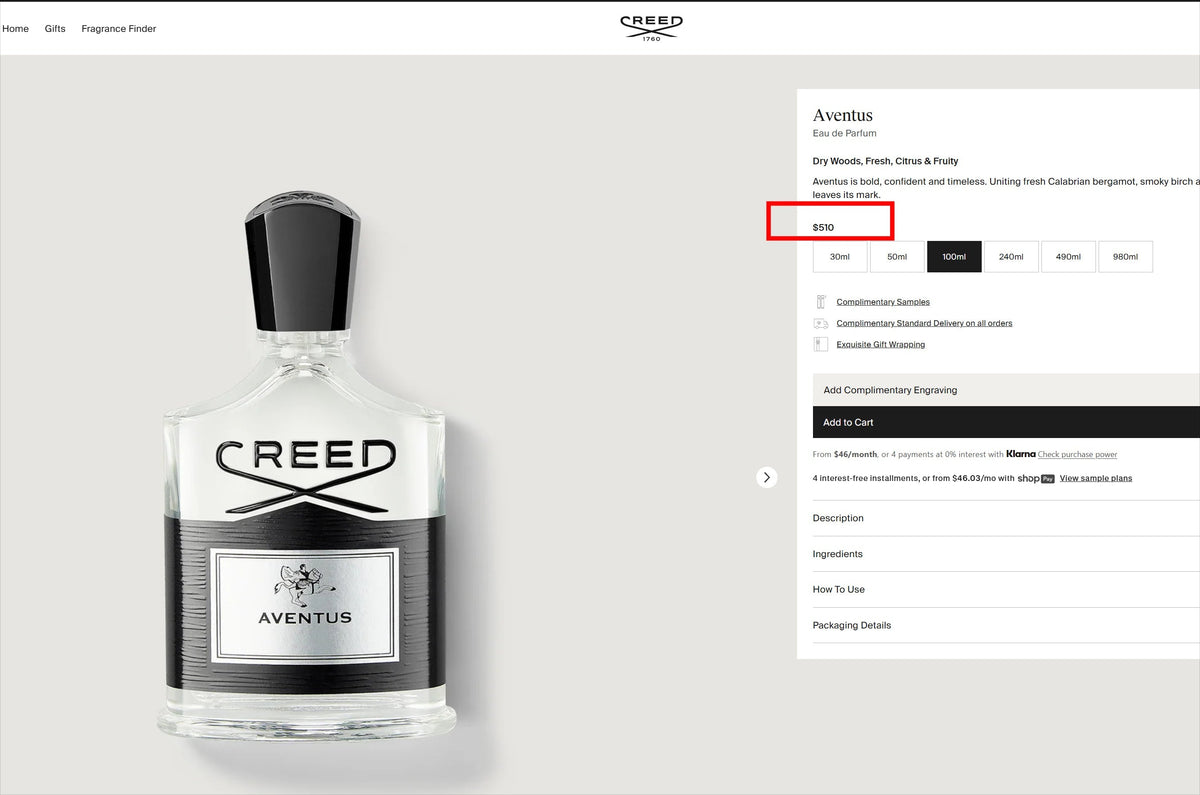 Aventus Eau de Parfum