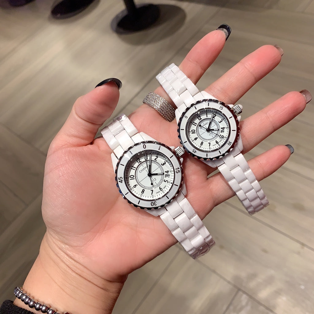 Montre bracelet ronde à quartz - 32 mm et 39 mm 005