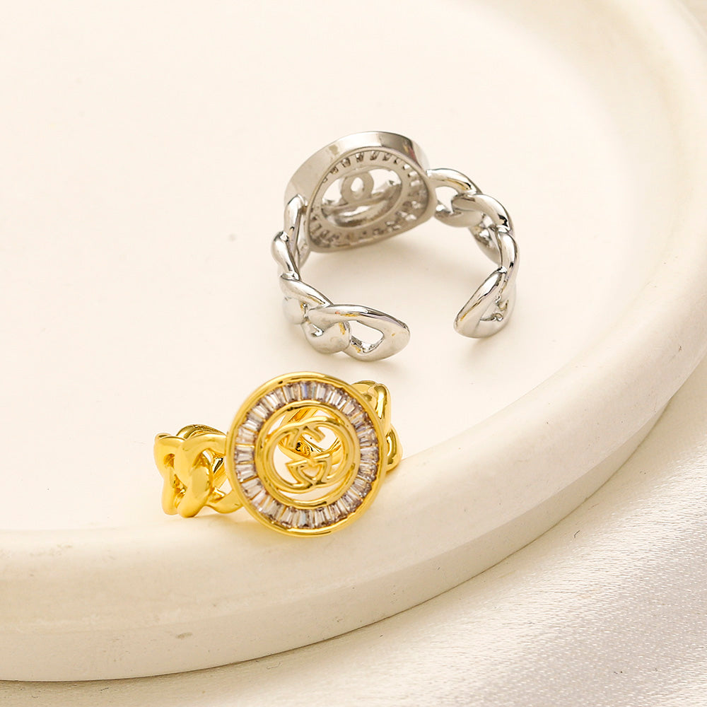 Round Emblem Ring - Motif Options