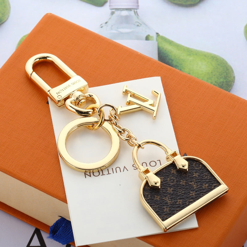 Handbag & Letter Charm Keychain - Style Options