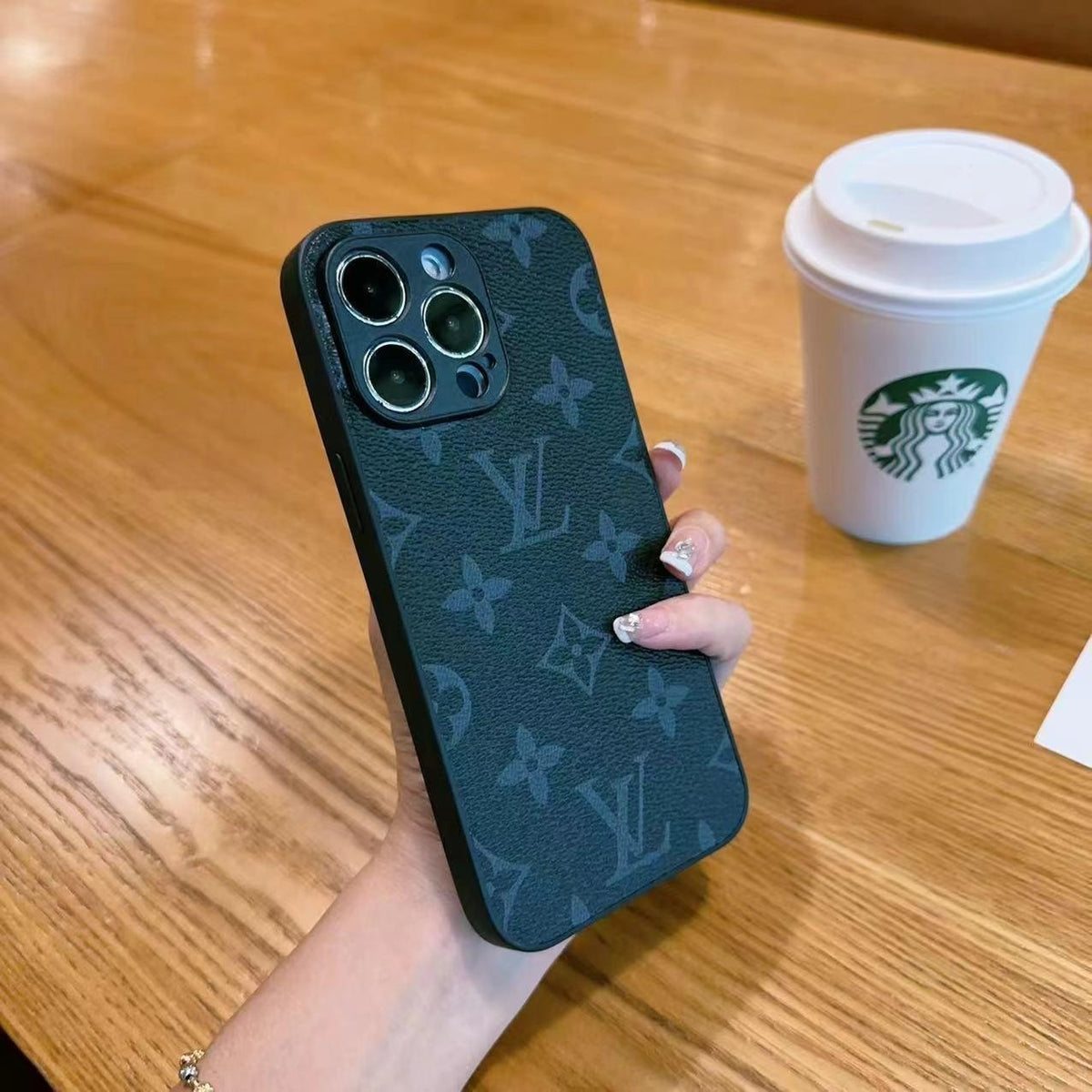 Funda para teléfono con monograma - Opciones de colores suaves