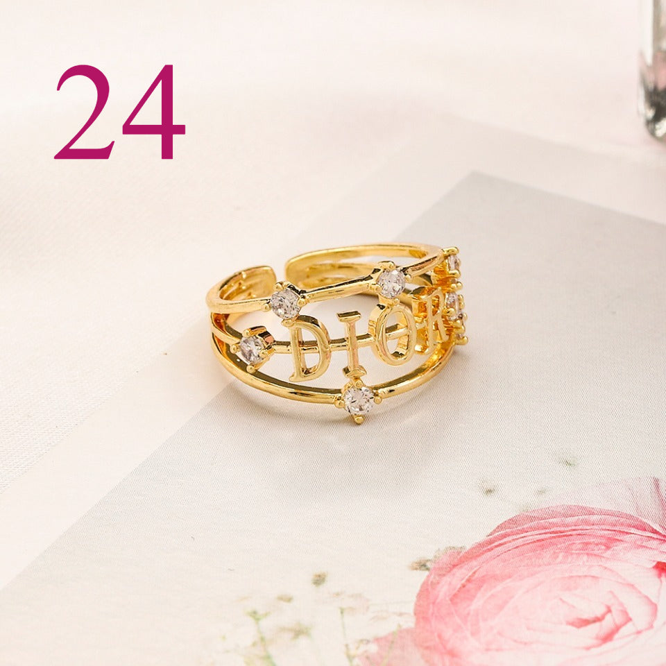 Open Adjustable Ring - Motif Style Options