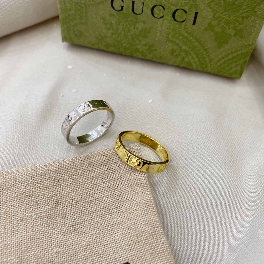 Engraved Narrow Band Ring