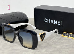 Oversized Square Sunglasses with Deep Beveled Rims