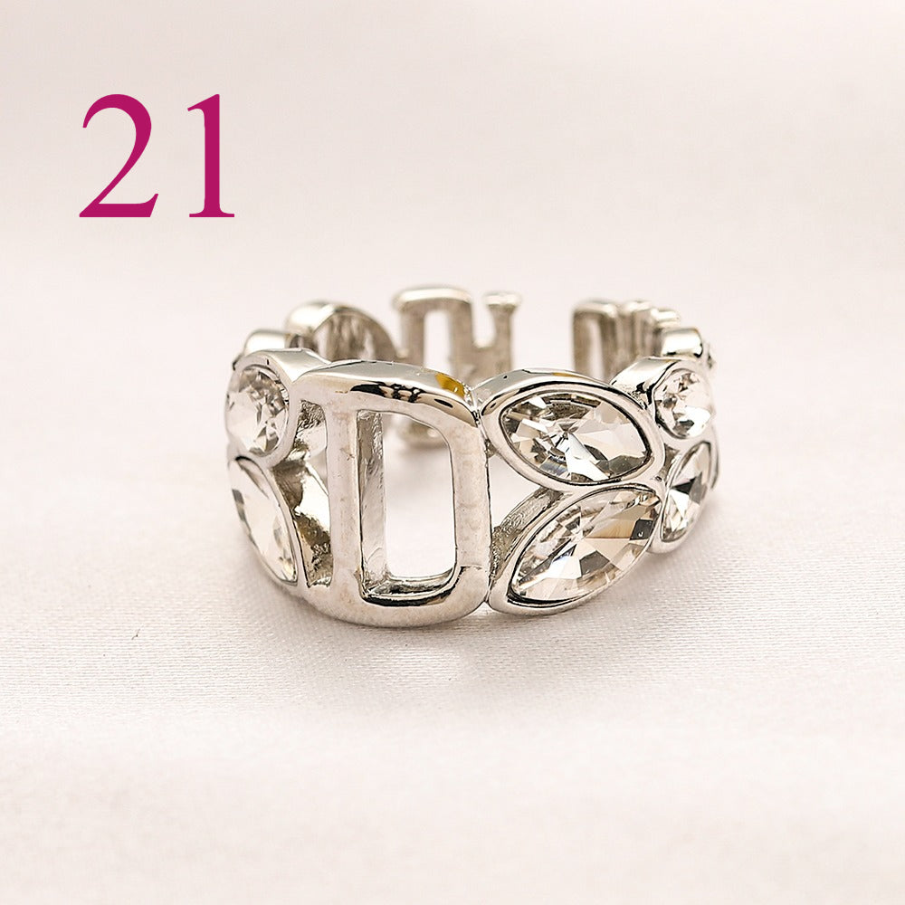 Open Adjustable Ring - Motif Style Options