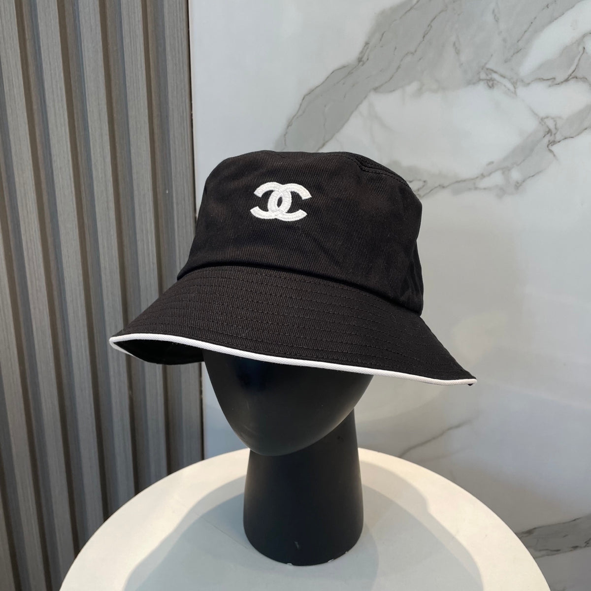Embroidered Emblem Bucket Hat
