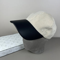 Contrast Brim H-Motif Baseball Cap