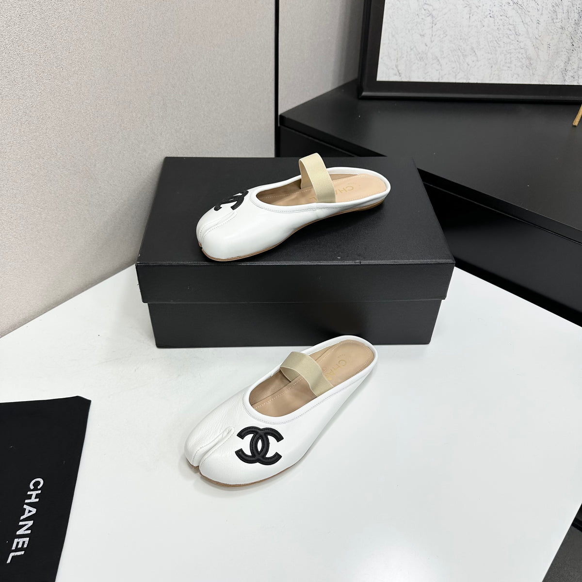 Bow Detail Slip-On Mules
