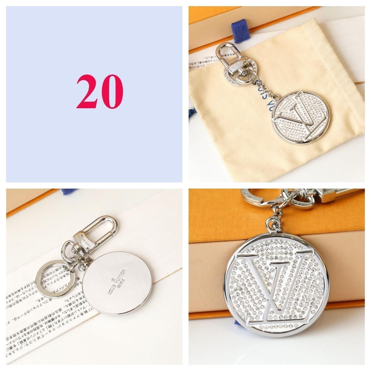 Handbag & Letter Charm Keychain - Style Options