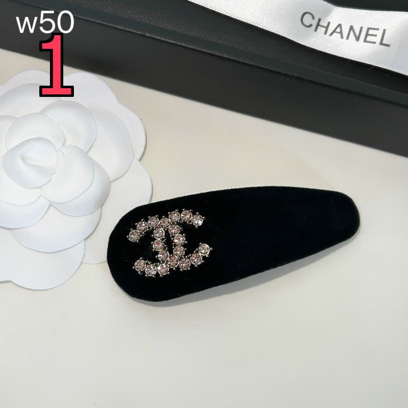 Decorative Hair Clip - Bow, Plaid and Emblem Options
