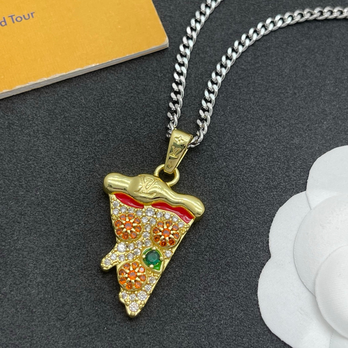 Ice Cream Cone Pendant Necklace
