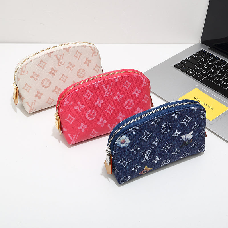 Monogram Zip Cosmetic Pouch 003