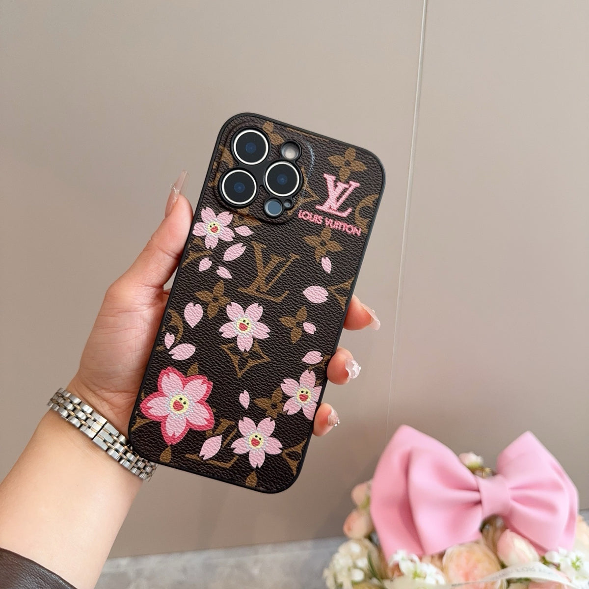 Floral Monogram Phone Case