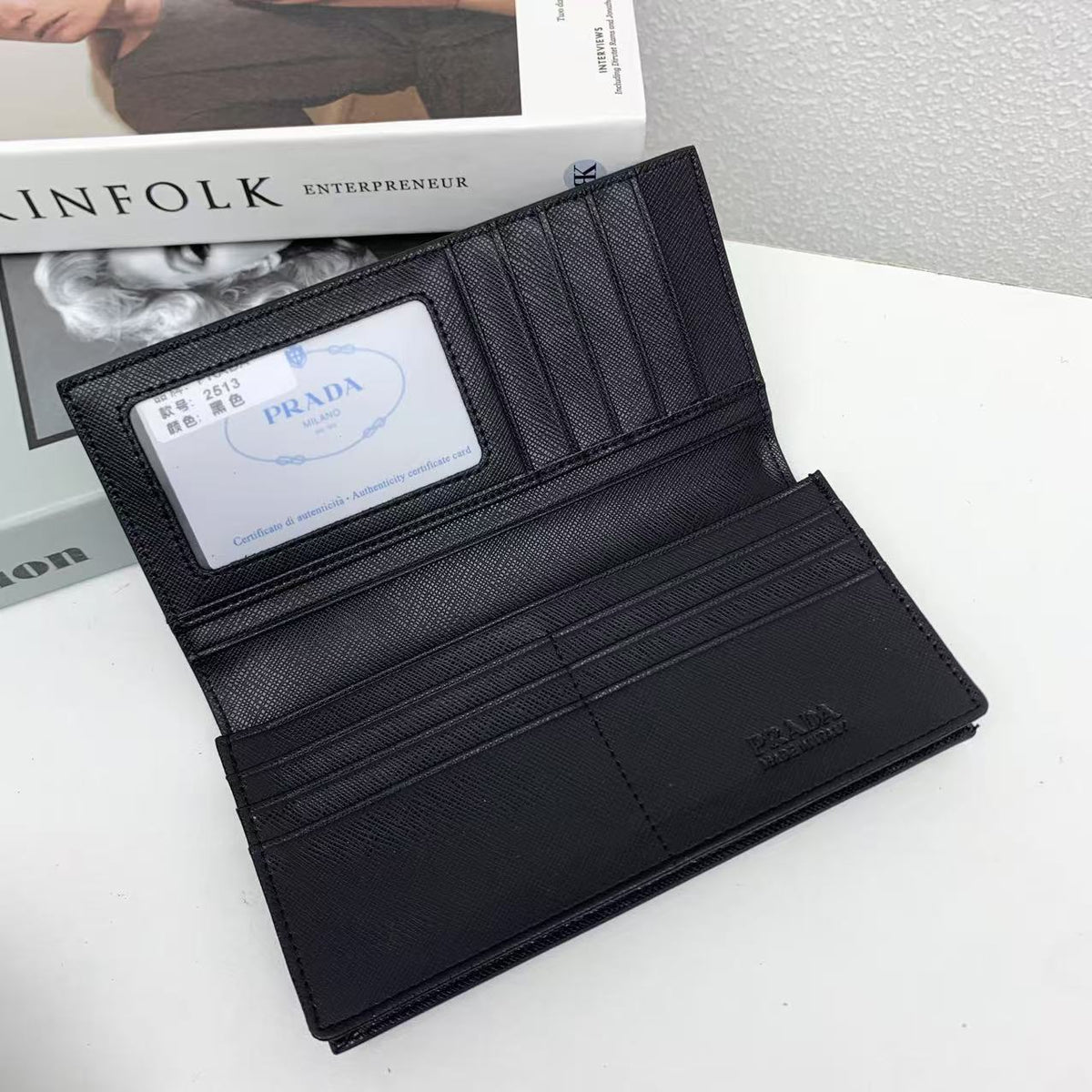 Diamond Quilted Bifold Wallet 033