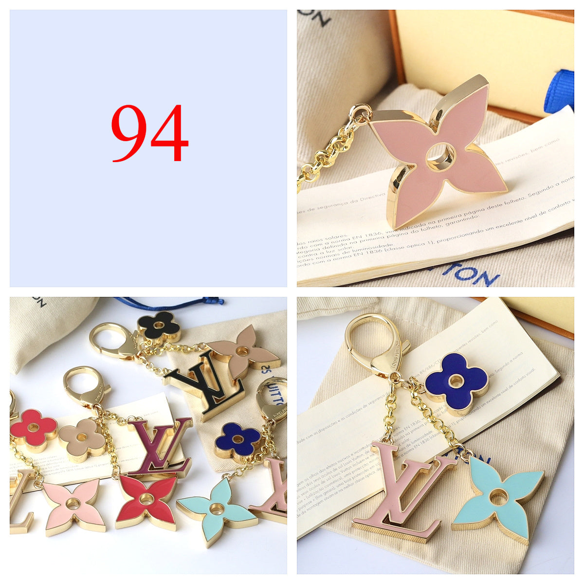 Round Letter Emblem Keychain - Style Options