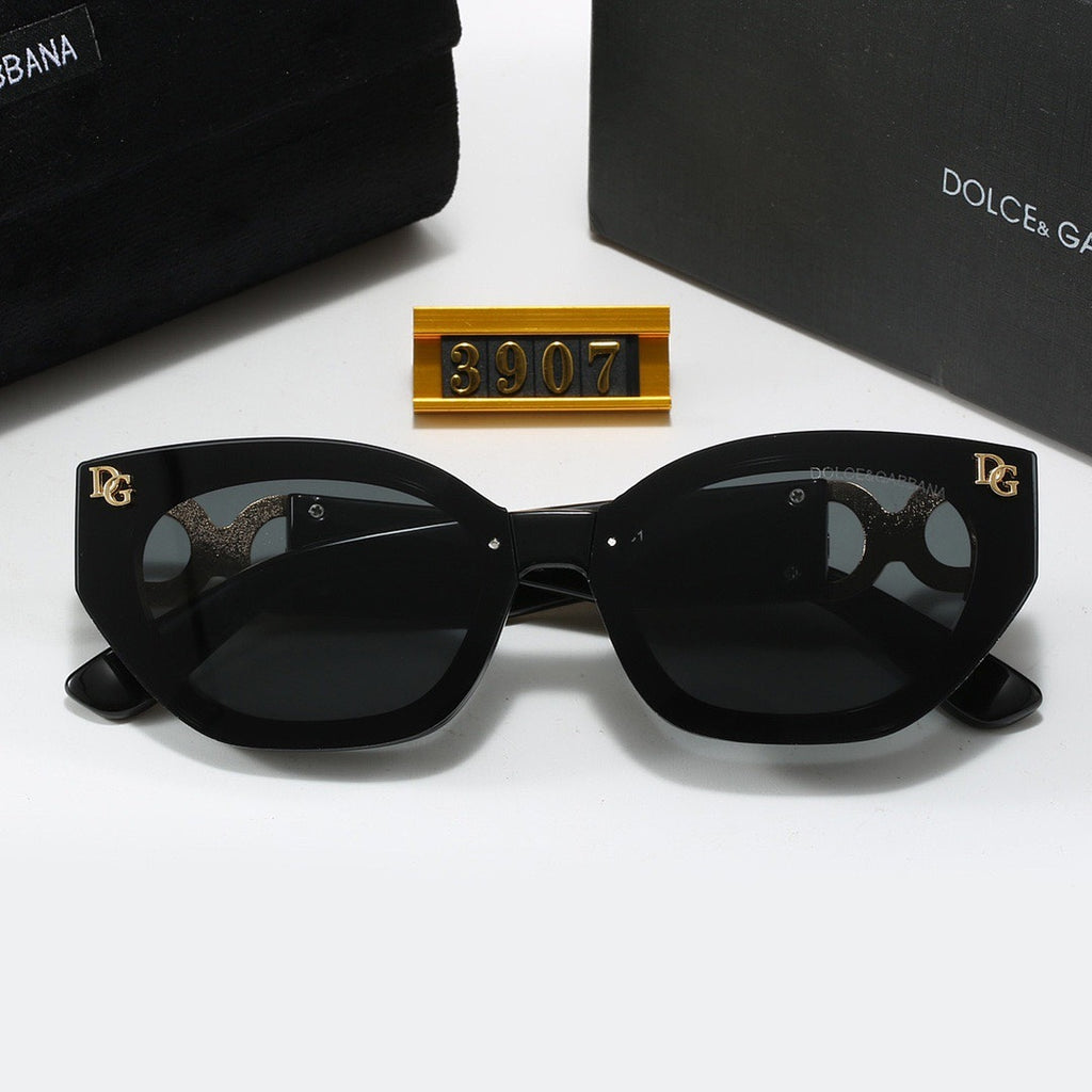 Gafas de sol rectangulares de montura gruesa con bordes redondeados