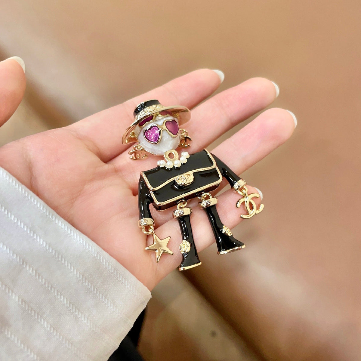 Astronaut Character Brooch