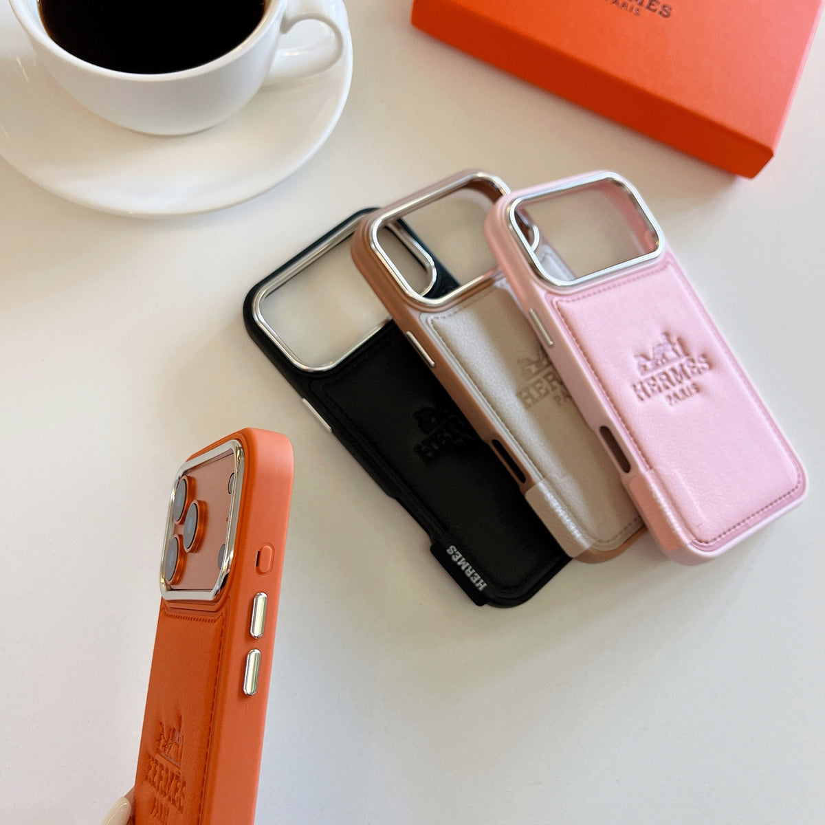 Lettered Phone Case with Snap Hand Strap
